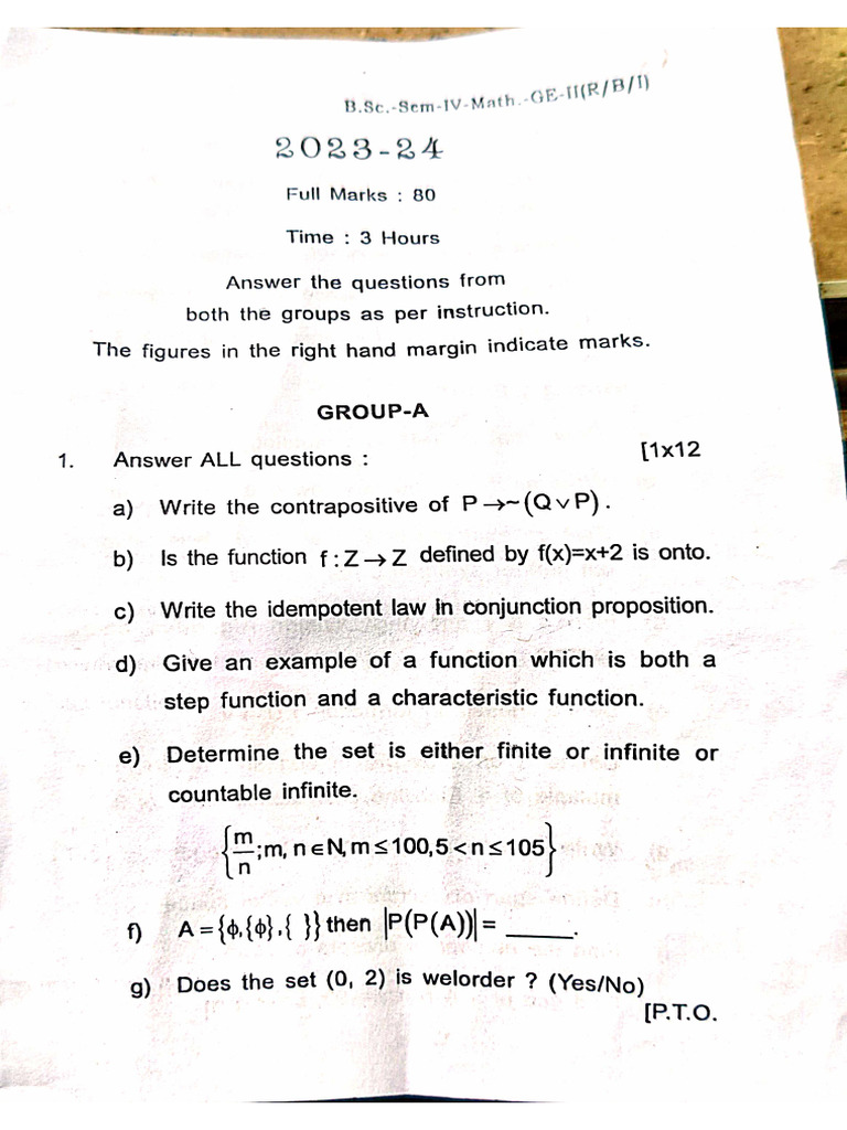 All Ge Paper For 4th Sem | PDF
