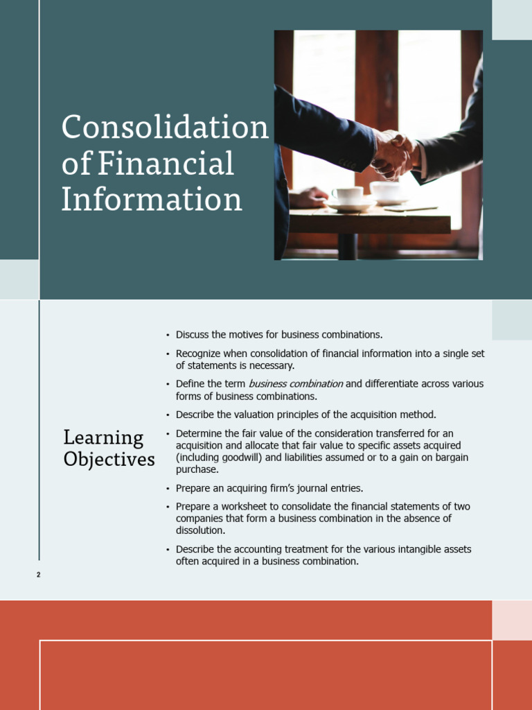 Business Combinations and Consolidation Guide | PDF | Consolidation ...