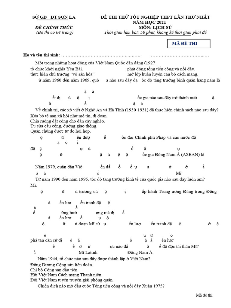 De Thi Thu 1_de Thi Thu 1_301 | PDF