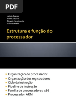 Estrutura e função do processador