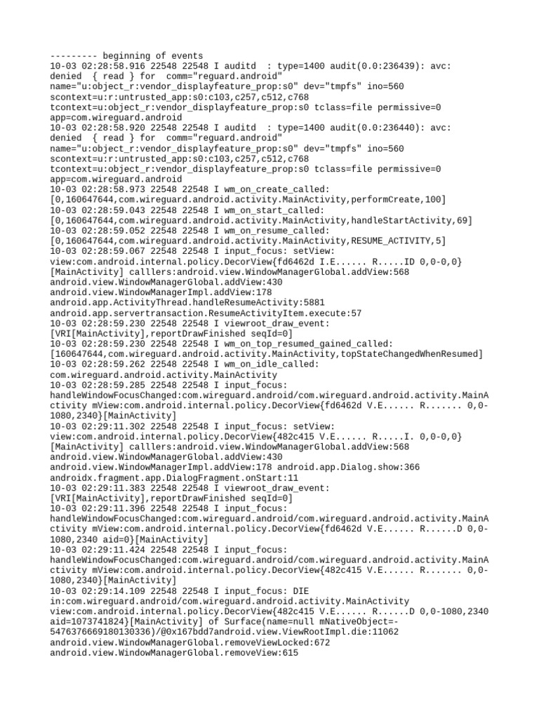 Wireguard Log | PDF | Personal Digital Assistant | Information ...