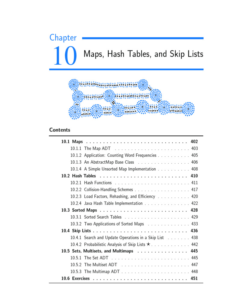 Maps and Hash Tables Overview | PDF | Computer Data | Algorithms And ...