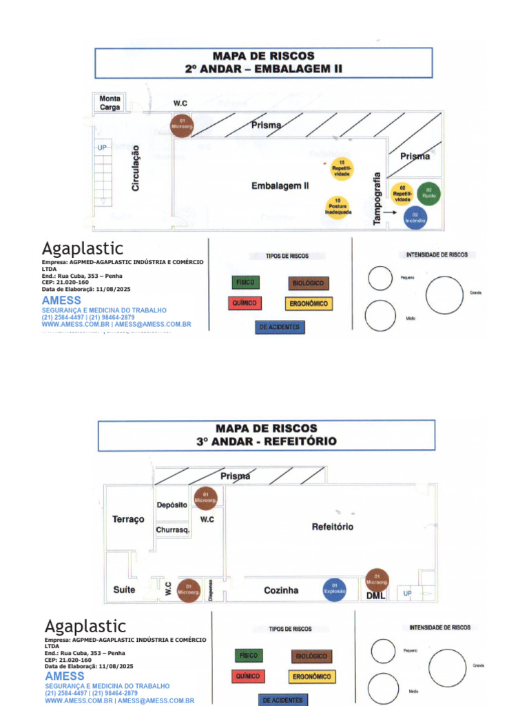 Mapa de Risco 2025 | PDF