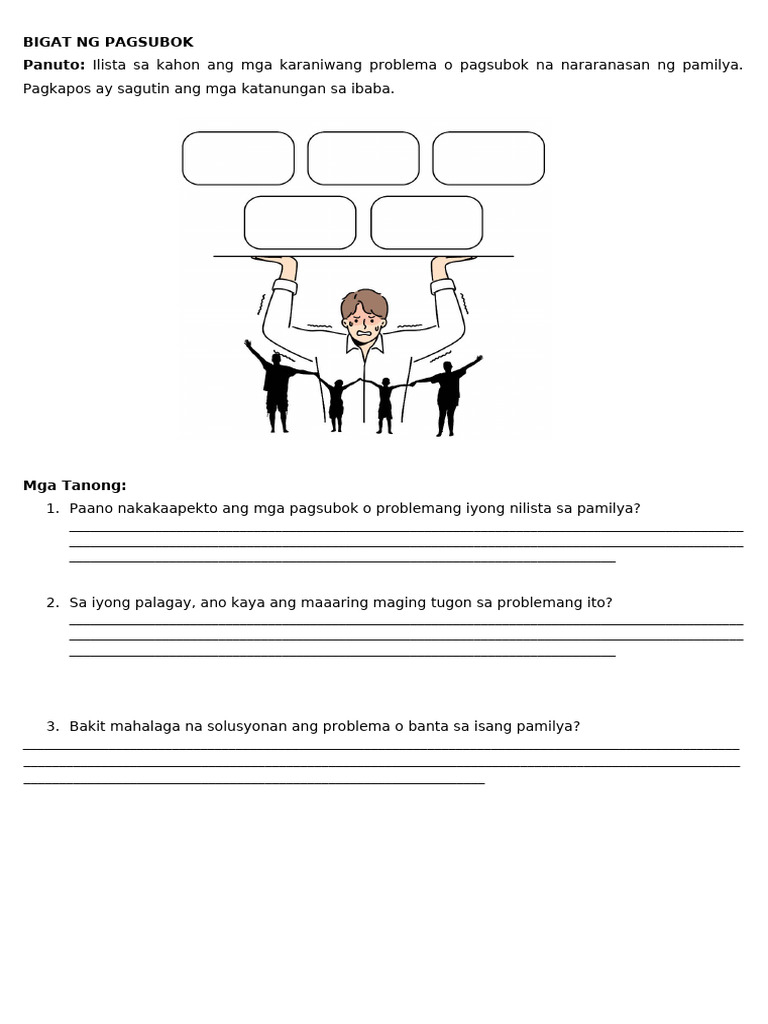 Bigat NG Pagsubok Activity | PDF