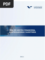 MBA em Gestão Financeira Controladoria e Auditoria