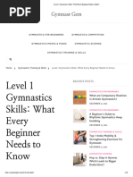 Floor Routines for Levels 1-5 in 2024 | PDF | Gymnastics | Physical ...