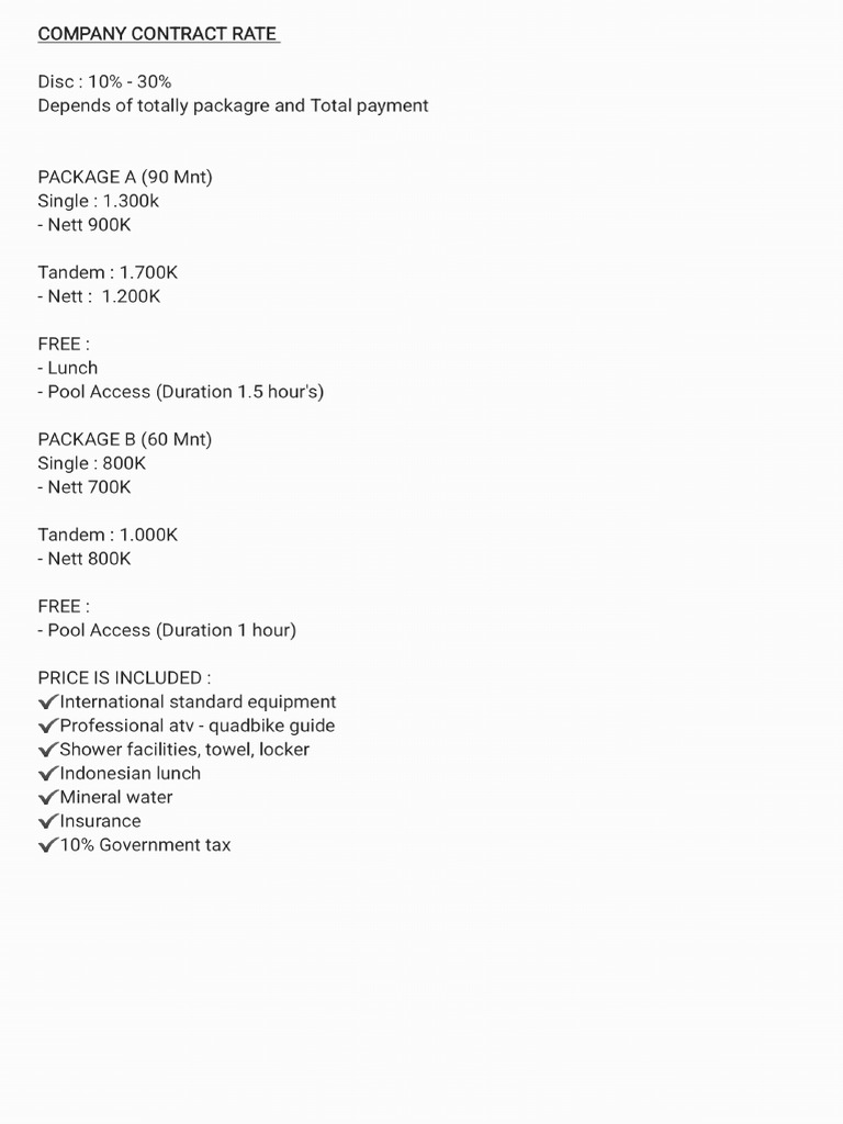 Keep All - Company Contract Rate | PDF