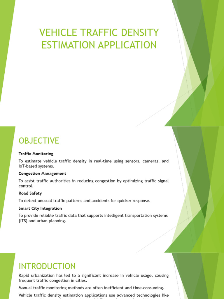 Real-Time Vehicle Traffic Density Estimation | PDF | Prediction ...