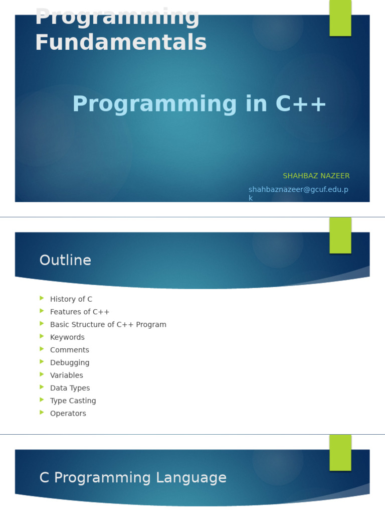 2 Programming Using C++ | PDF | C++ | Integer (Computer Science)
