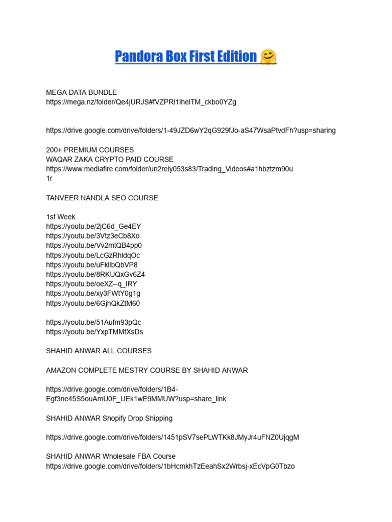 Pandora Box First Edition ? by TECH BREAK | PDF | Adobe Photoshop | Websites