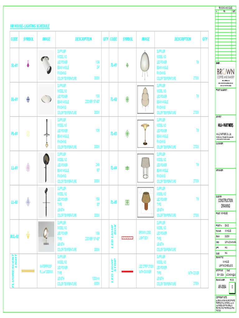 024.32.ar 006.lighting Schedule Ar 006a | PDF | Cambodia