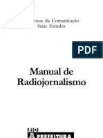 Manual de Radiojornalismo