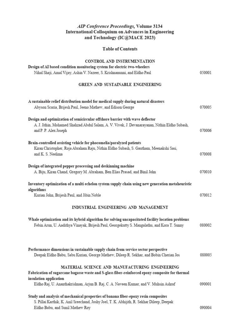 Mechanical List of Papers | PDF | Heat Exchanger | Mechanical Engineering