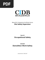 Demolition Safety Guidelines and Practices | PDF | Demolition | Asbestos