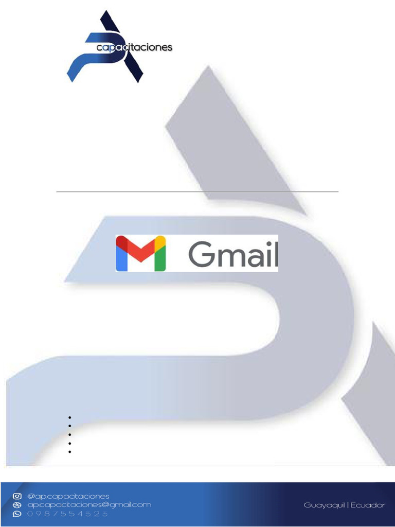 Gestion de Correo Electrónico y Almacenamiento | PDF | Gmail | Red mundial