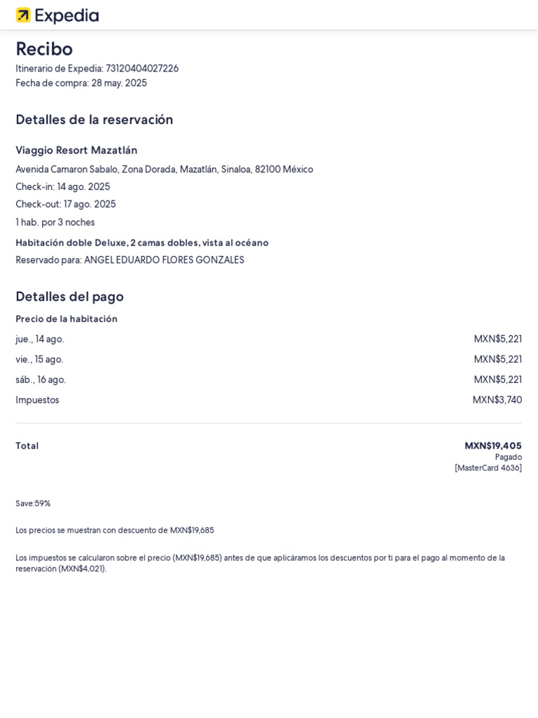 Trip Receipt | PDF