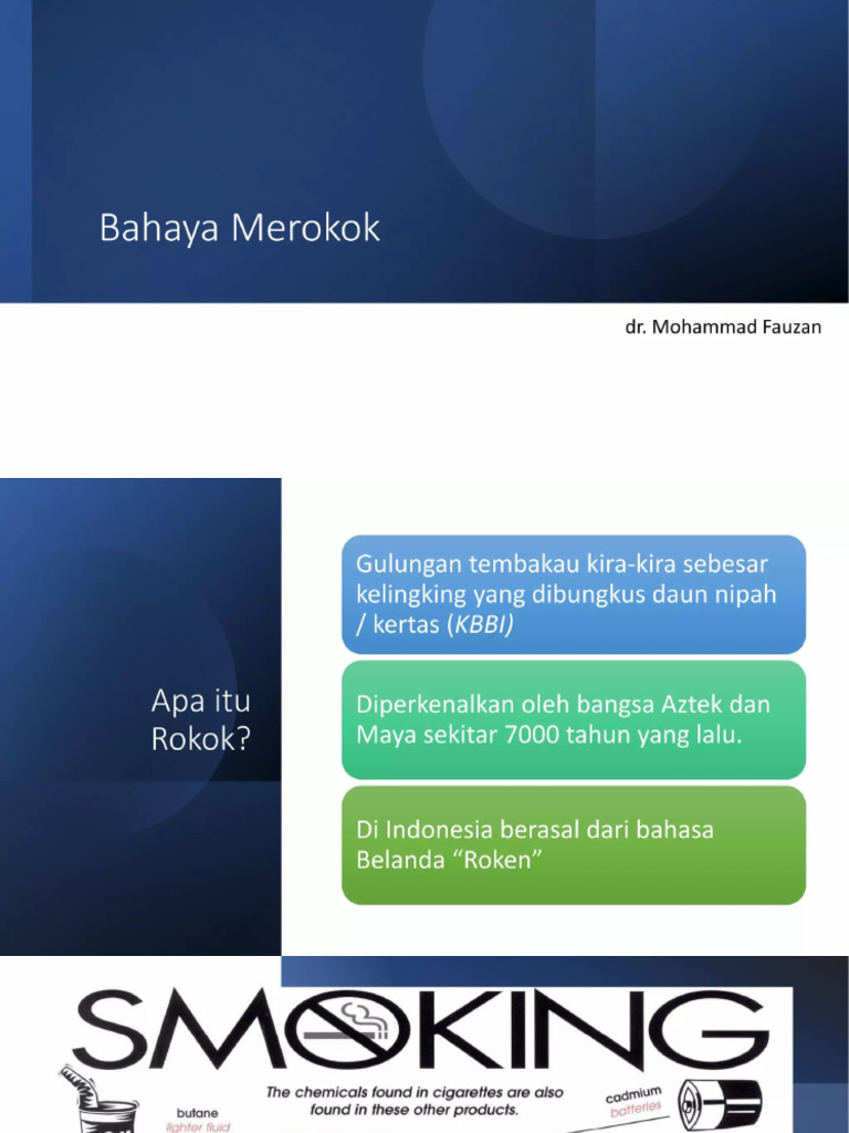 Bahaya Merokok | PDF