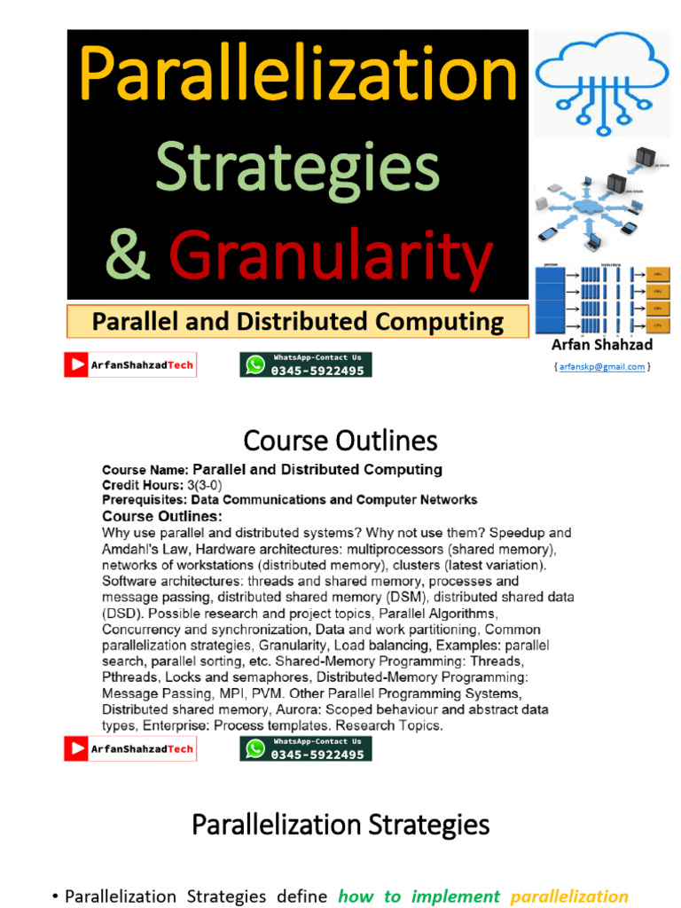 PDC 15 - Parallelization Strategies and Granularity Part 2 | PDF ...