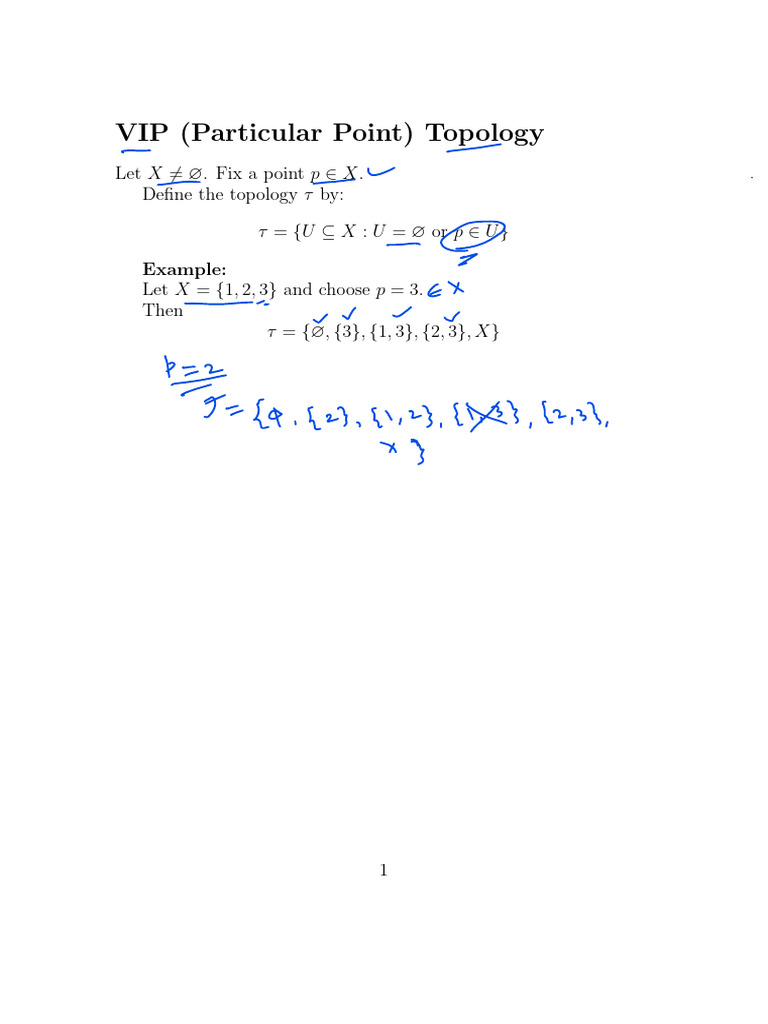 Topology (2) | PDF | Empty Set | Mathematical Logic