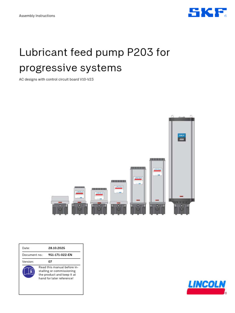 P203 Grease Pump Troubleshooting Guide | PDF | Pump | Safety
