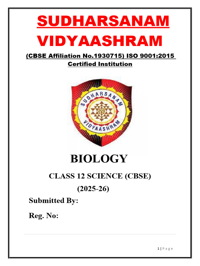 Class 12 Biology Investigatory Project | PDF
