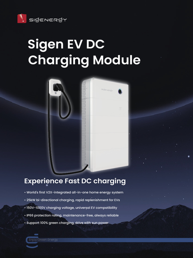 Sigen EV DC Charging Module Overview | PDF | Power Supply | Electric Power