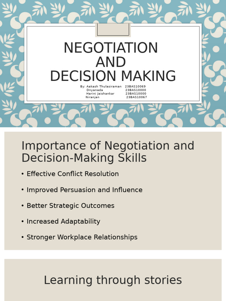 Mastering Negotiation Skills for Success | PDF | To Kill A Mockingbird ...