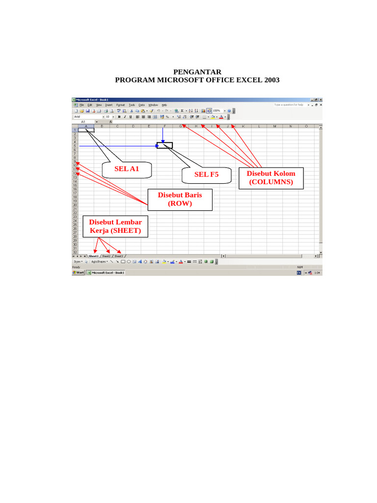 Pengenalan Microsoft Excel 2003 | PDF