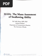 Mann-Assessment-Of-Swallowing-Ability - Scoring Sheet | PDF | Speech ...