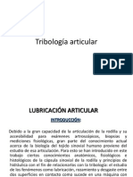 Tribología Articular