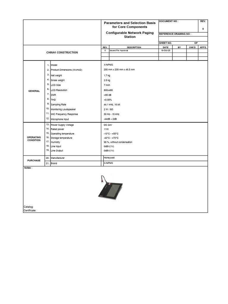 Paging Microphone | PDF