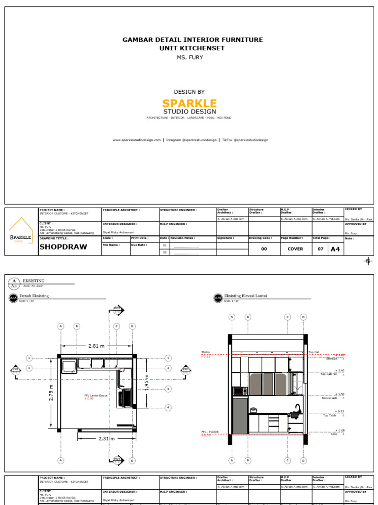 Custom Kitchen Set Design Plans | PDF | Computer Aided Design ...
