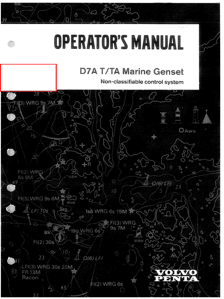 Volvo Penta Genset Operator's Manual | PDF | Diesel Engine | Engines