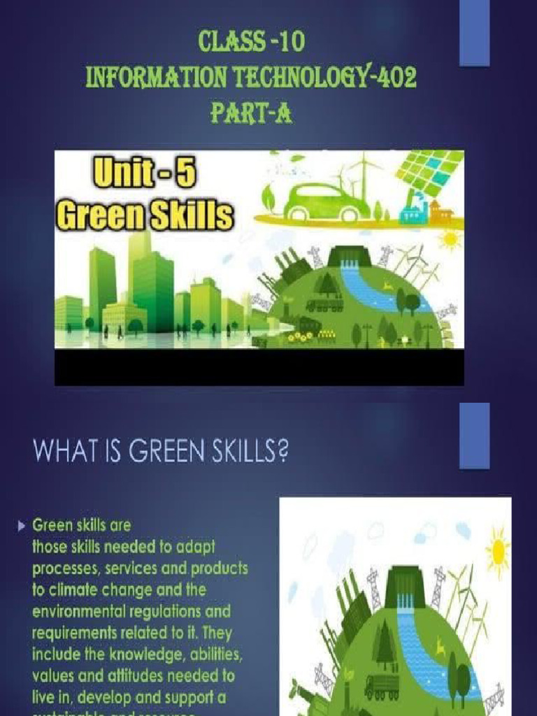 Green Skill | PDF