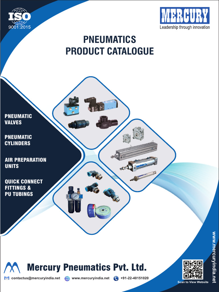 Mercury Pneumatics Product Catalogue | PDF | Valve | Pump