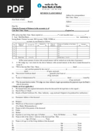 Revised Claim Format SBI