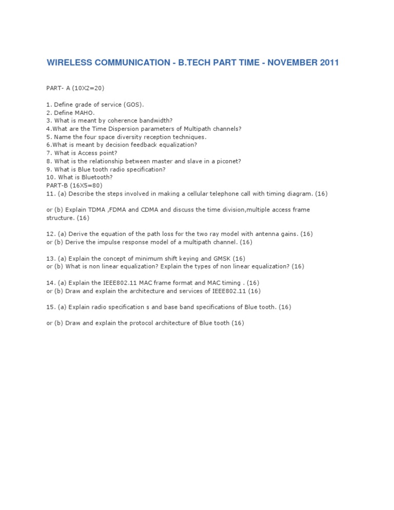 Wireless Communication | PDF | Computers