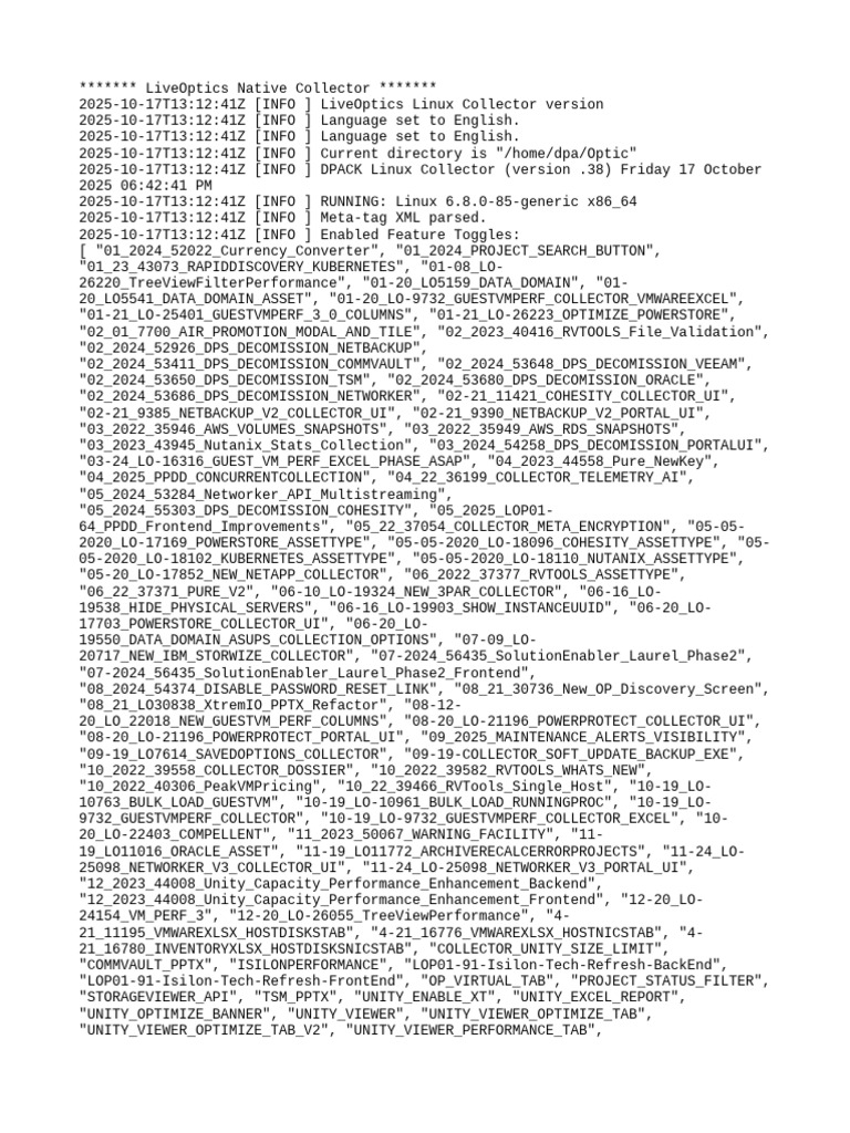 LiveOptics Linux Collector Overview | PDF | Graphics Processing Unit ...