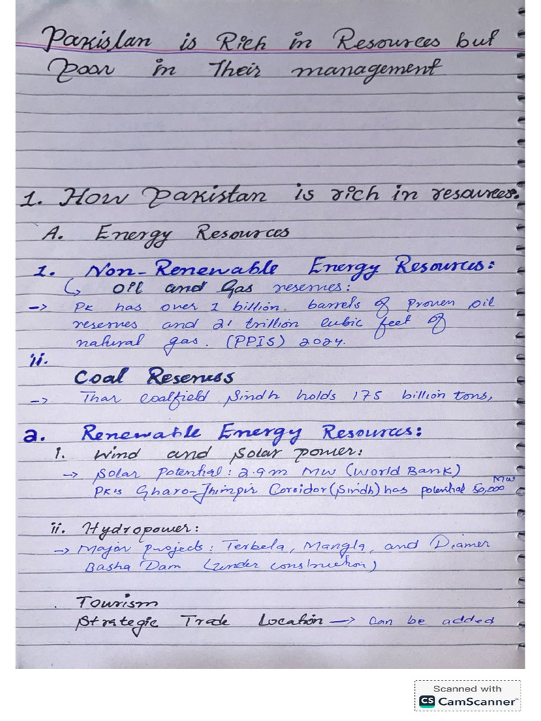 PK Rich in Resources | PDF