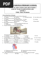 Plusone Pe & Arts HBC Grade 6 | PDF