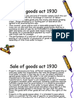 Sale of Goods Act 1930