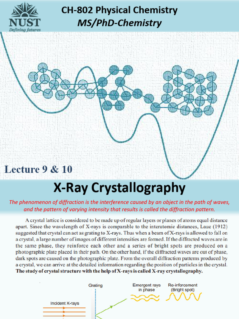 Lecture 9 & 10 | PDF | Diffraction | Light