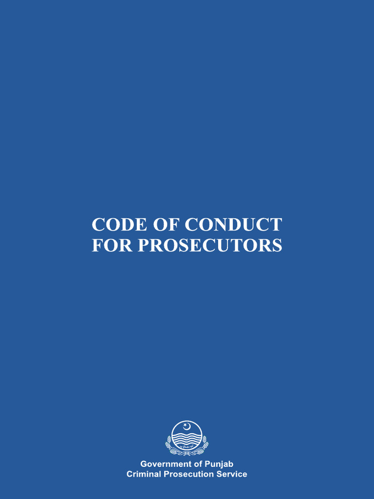 Code of Conduct - For Department | PDF