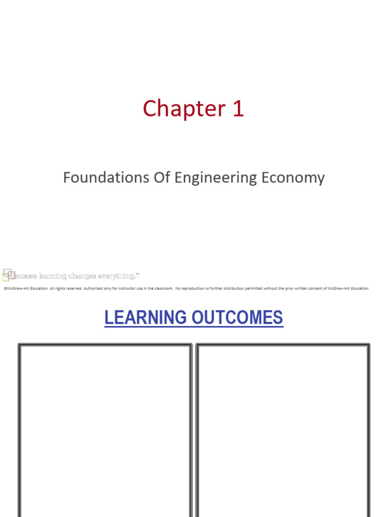 Chapter 1 - Foundations of Engineering Economy | PDF | Interest | Time ...