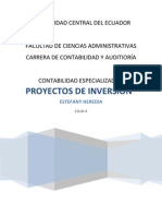 DISEÑO DE PRYECTO DE INVERSION PREGUNTAS + Especializada