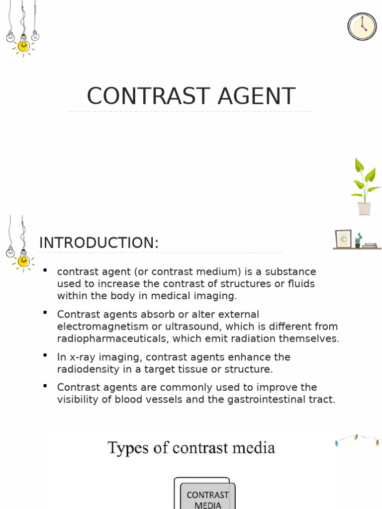 Contrast Agent | PDF