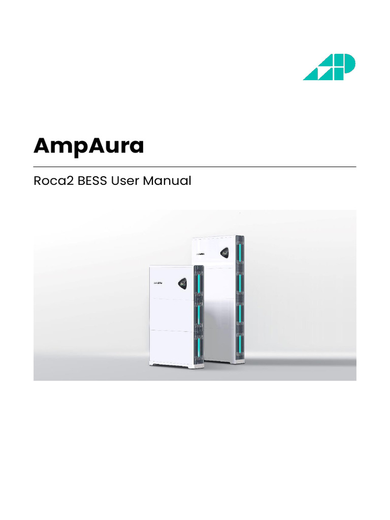Roca2 BESS User Manual Guide | PDF | Electrical Connector | Solar Power