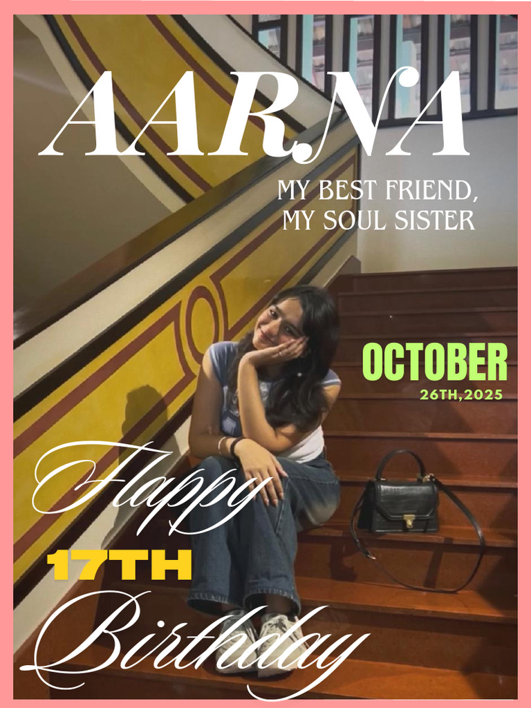 Heartfelt Birthday Tribute to Aarna | PDF