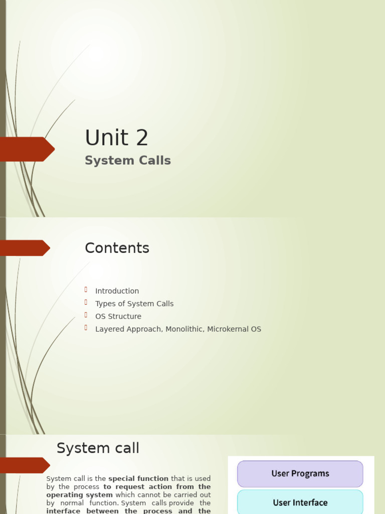 Understanding System Calls in OS | PDF | Operating System | Kernel ...