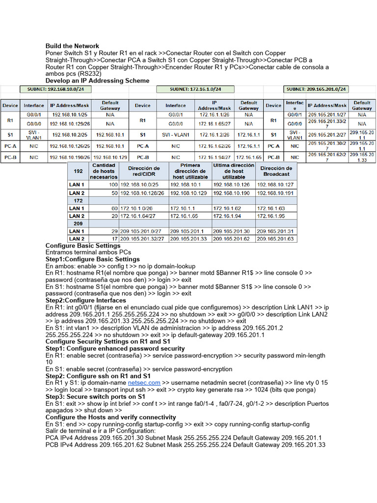 Network Setup and Configuration Guide | PDF